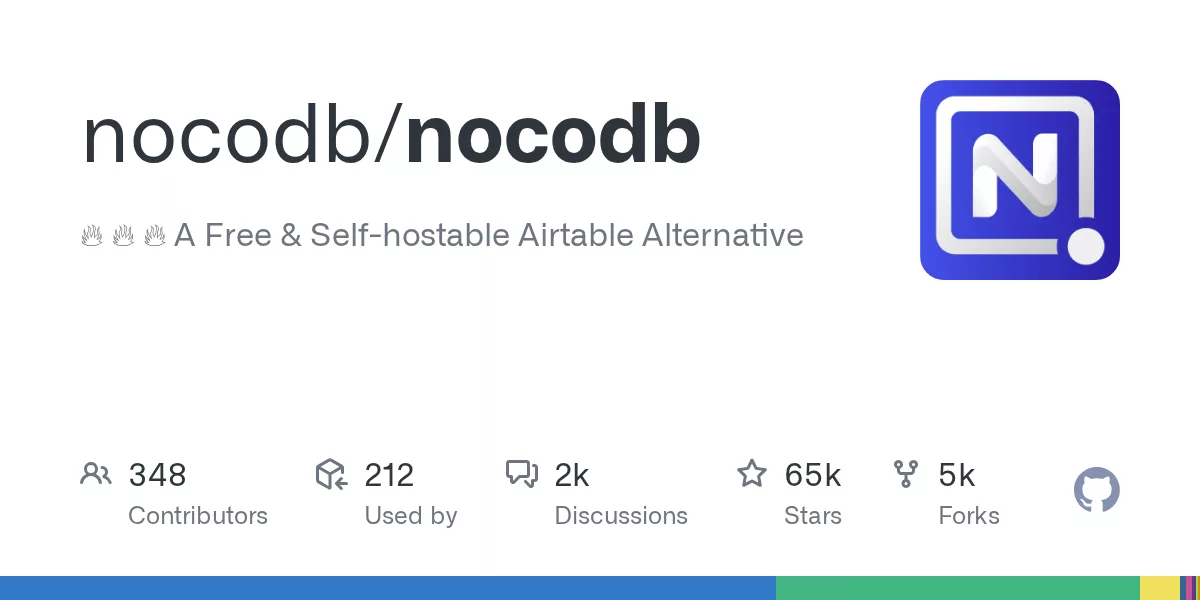 NocoDB 官方仓库社交卡